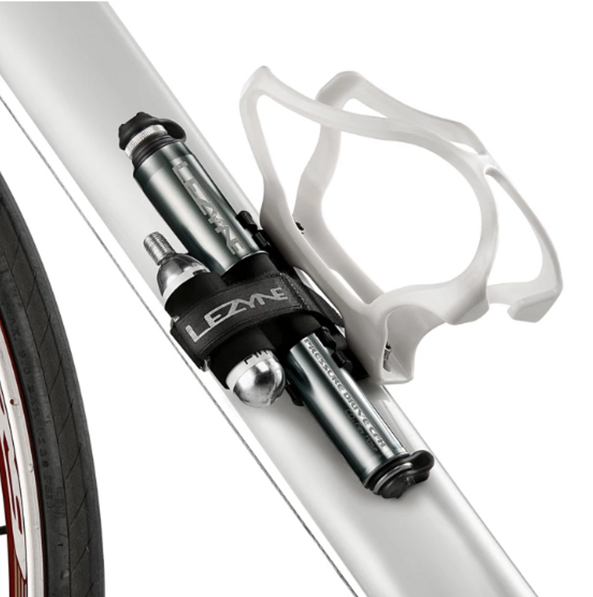 Lezyne Pressure Drive CFH, Håndpumpe / CO2 Pumpe