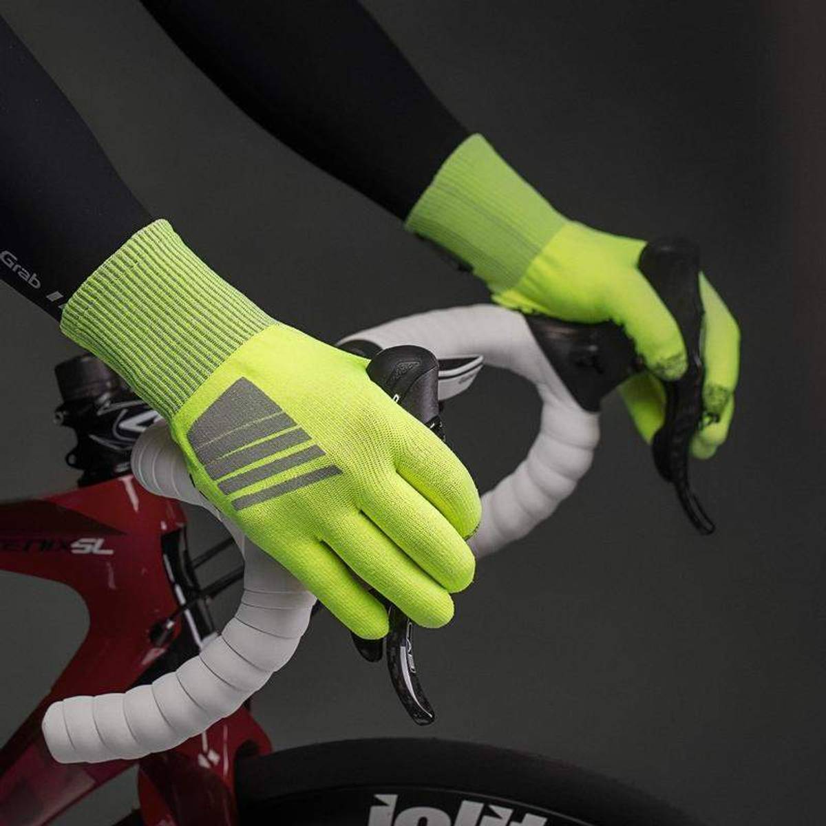 GripGrab Primavera Hi-Vis Sykkelhansker