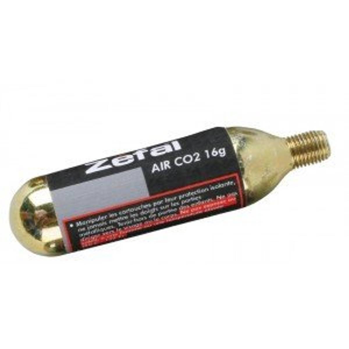 Zefal EZ Twist CO2 Patron 16gr m/Gjenger, Pr.Stk