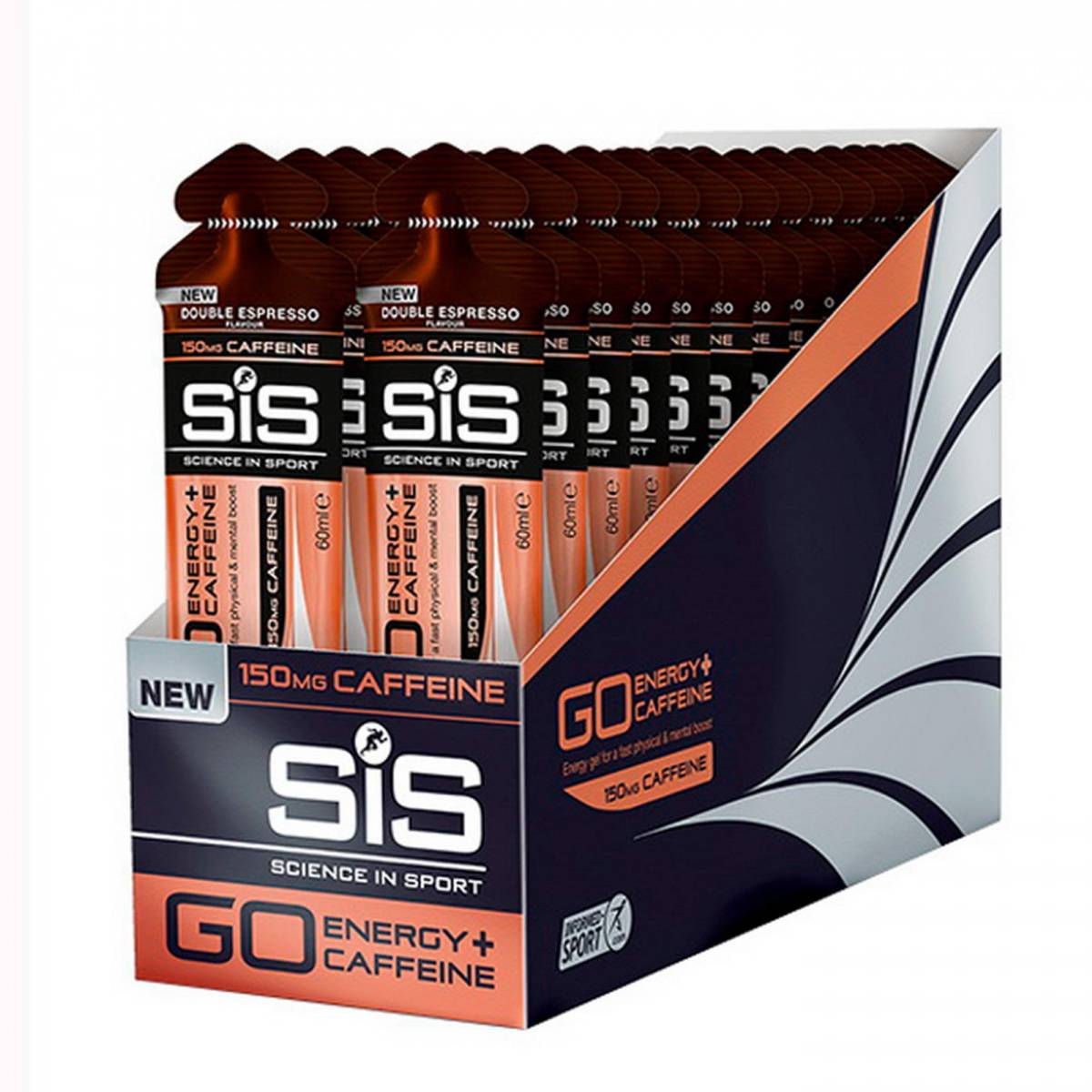 SiS GO Isotonic Dobbel Espresso m/Koffein Gel 30 stk