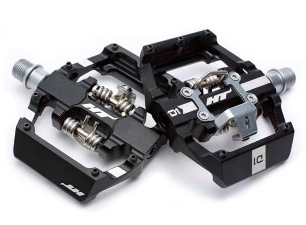 HT Duo D1 Kombi Pedaler, Svart