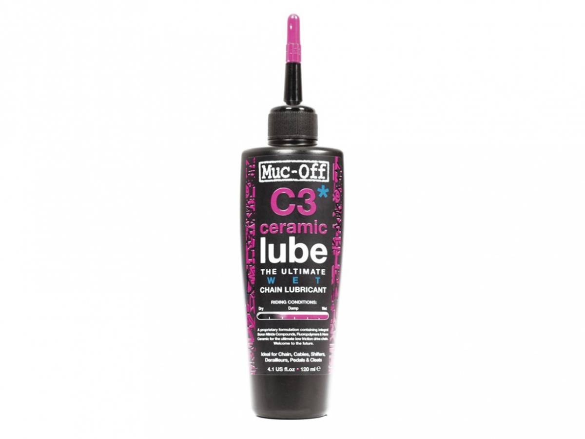 Muc-Off C3 Ceramic Wet Lube 120ml Kjedeolje