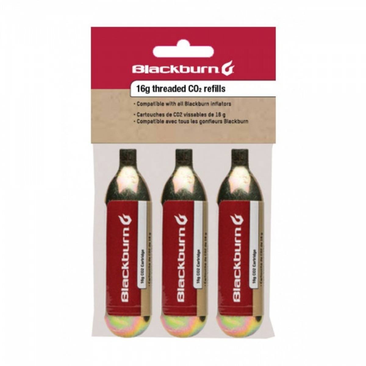 Blackburn Threaded 16 gram Co2 3PK Patroner