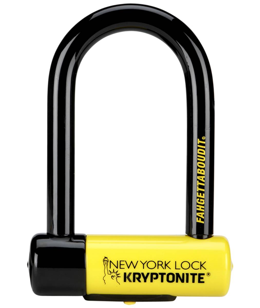 Kryptonite New York Fahgettaboudit Mini Bøylelås, 8,3 x 15,3 cm