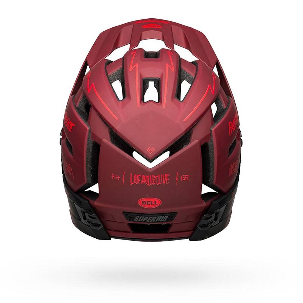 Bell Super Air R Spherical MIPS Matte Red/Black Hjelm