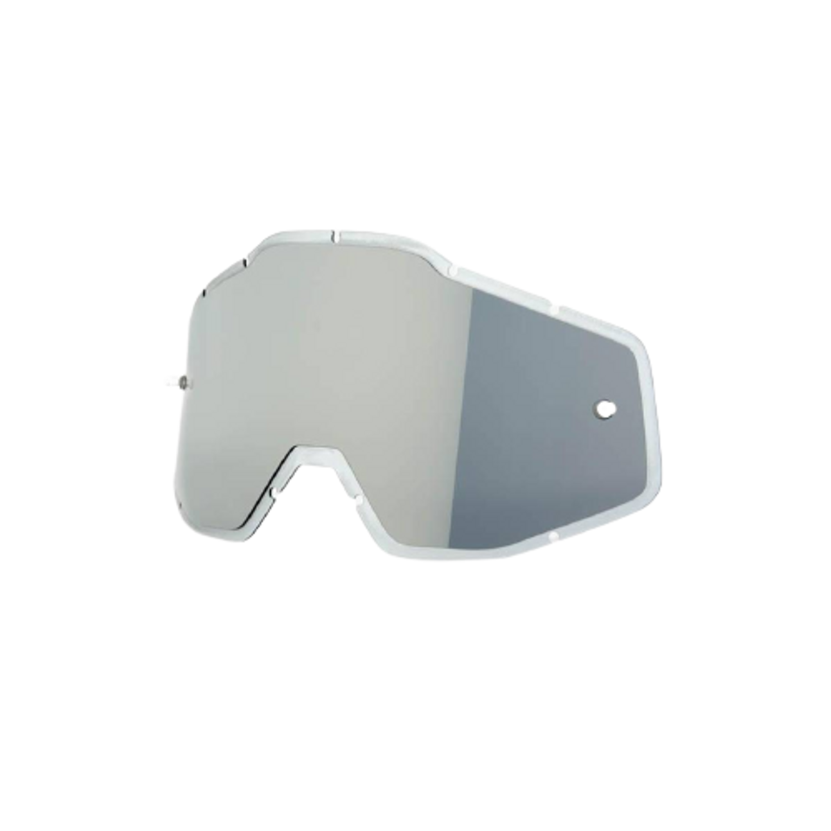100% Racecraft/Accuri/Strata Silver Flash Mirror/Smoke Linse