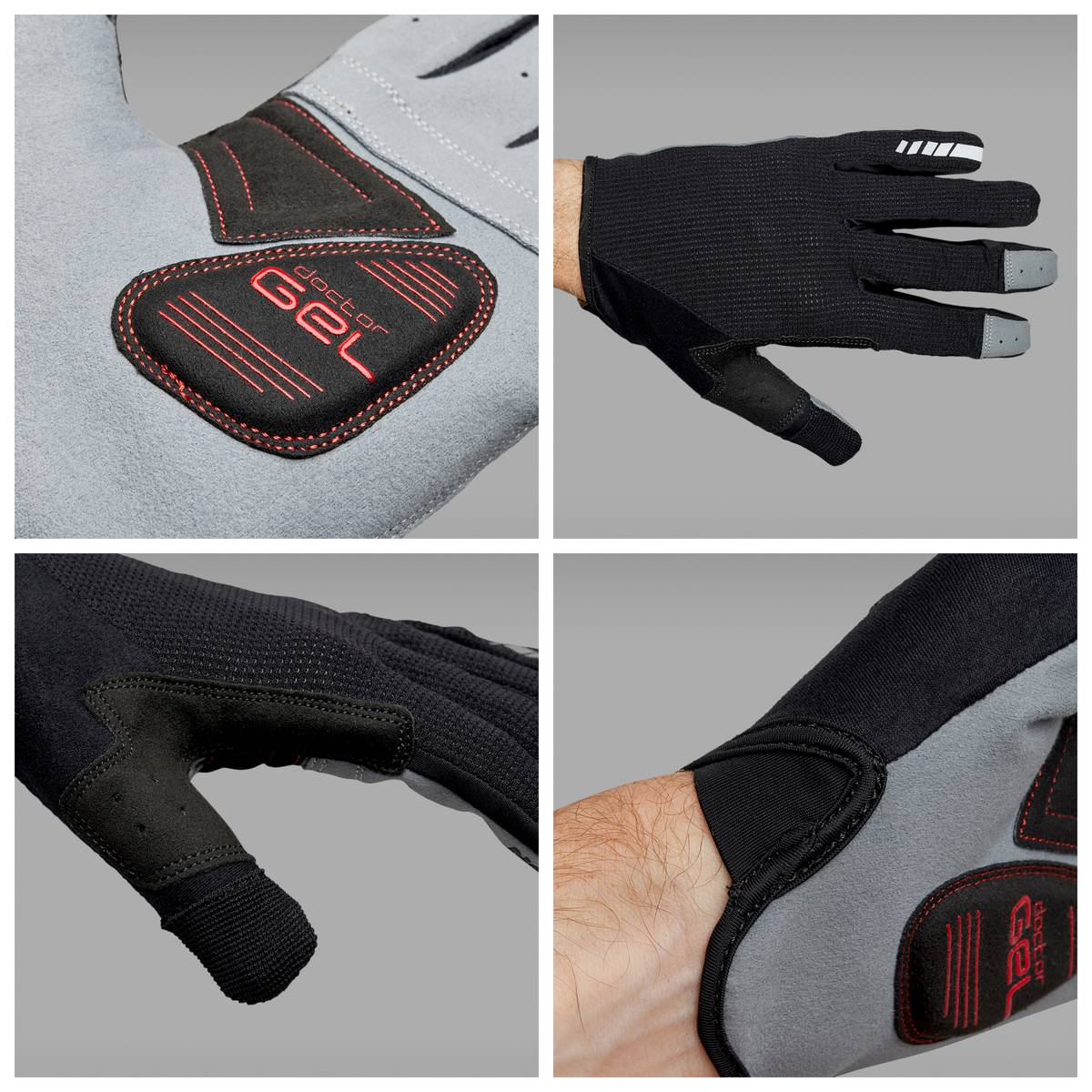 GripGrab Shark Padded Hansker